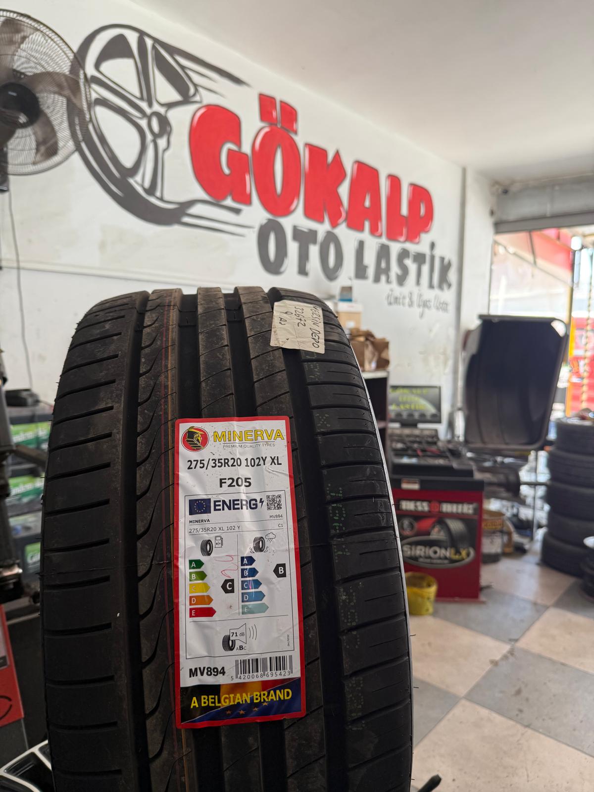 Minerva 275/35R20 lastik Gökalp Oto Lastik Mersin